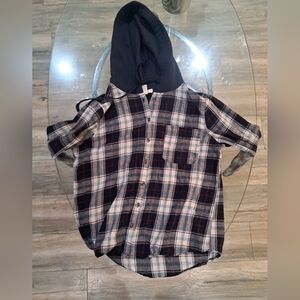 Hoodie flannel